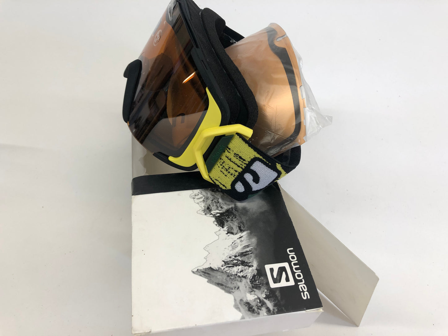 Skibril Salomon X-View Yellow / Universal + extra lens