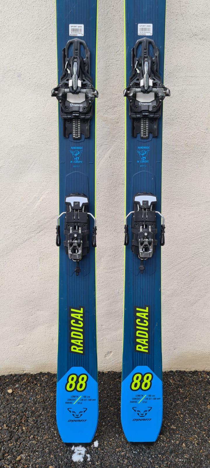 Ski Dynafit Radical 88 + Marker Alpinist 10 + Vellen (TESTSKI)