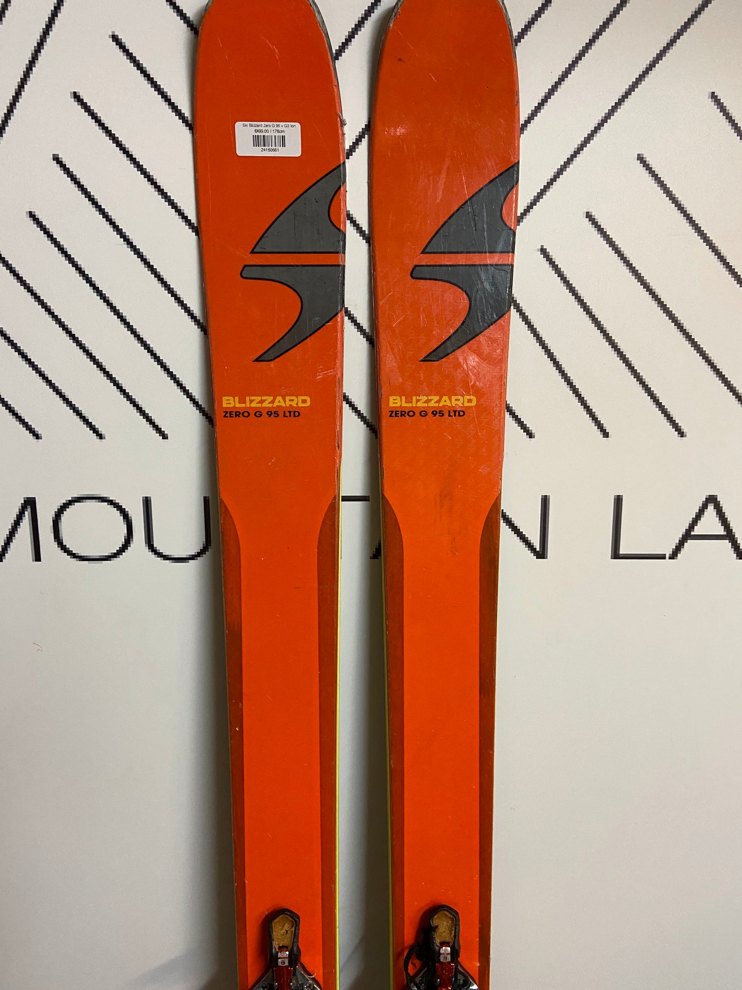 Ski Blizzard Zero G 95 + G3 Ion + Stijgvellen