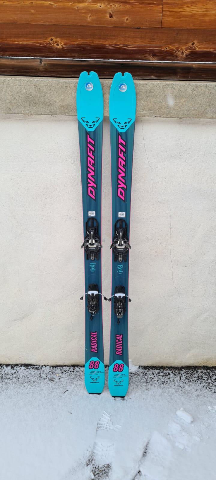 Ski Dynafit Radical 88 + Marker Alpinist 10 + Vellen (TESTSKI)